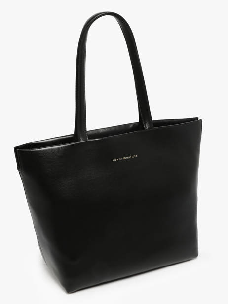 Schoudertas Th Logotape Tommy hilfiger Zwart th logotape AW17693 ander zicht 2